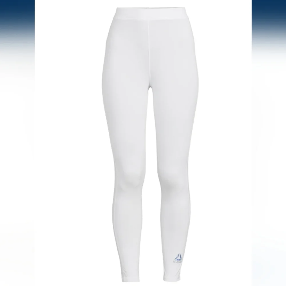 Reebok Women's Performance Base Layer Pant Various Sizes    NWT    Color White - Picture 2 of 8